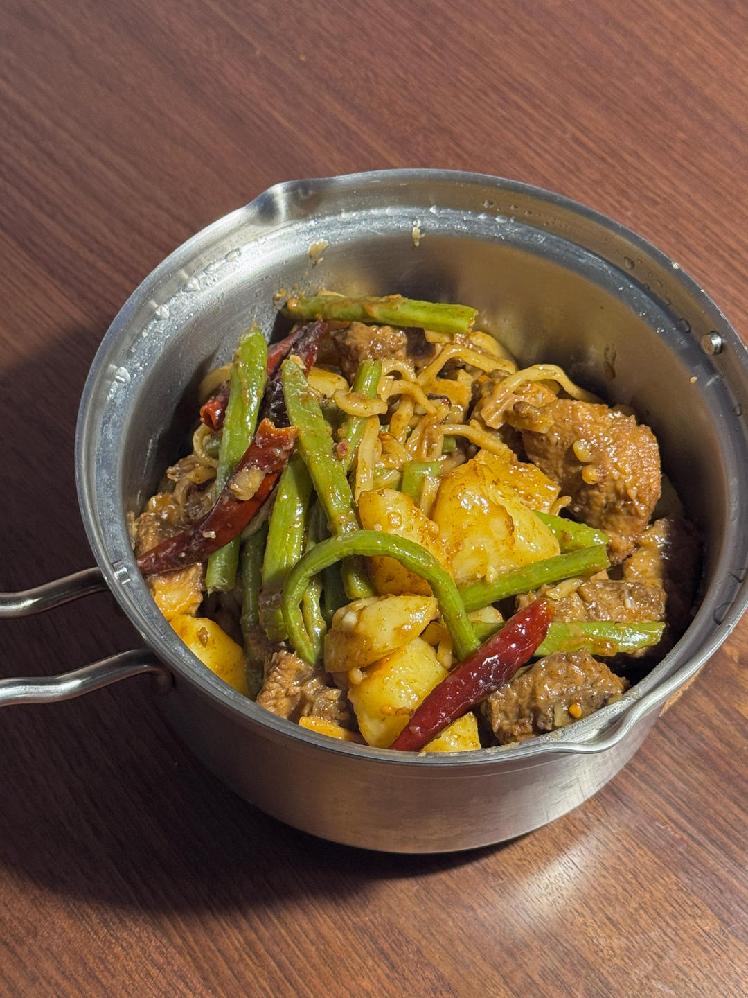 硬菜代表--排骨炖豆角土豆（豆角焖面胚子）