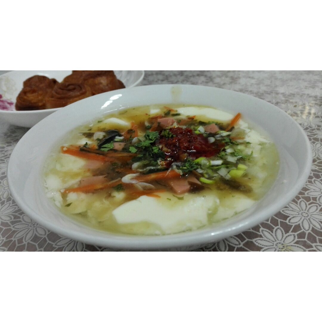 家庭自制内脂豆腐