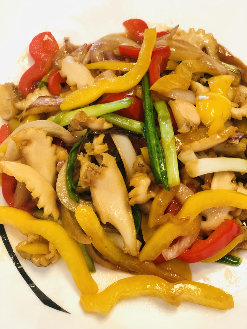 芦笋百合炒鲜鲍鱼