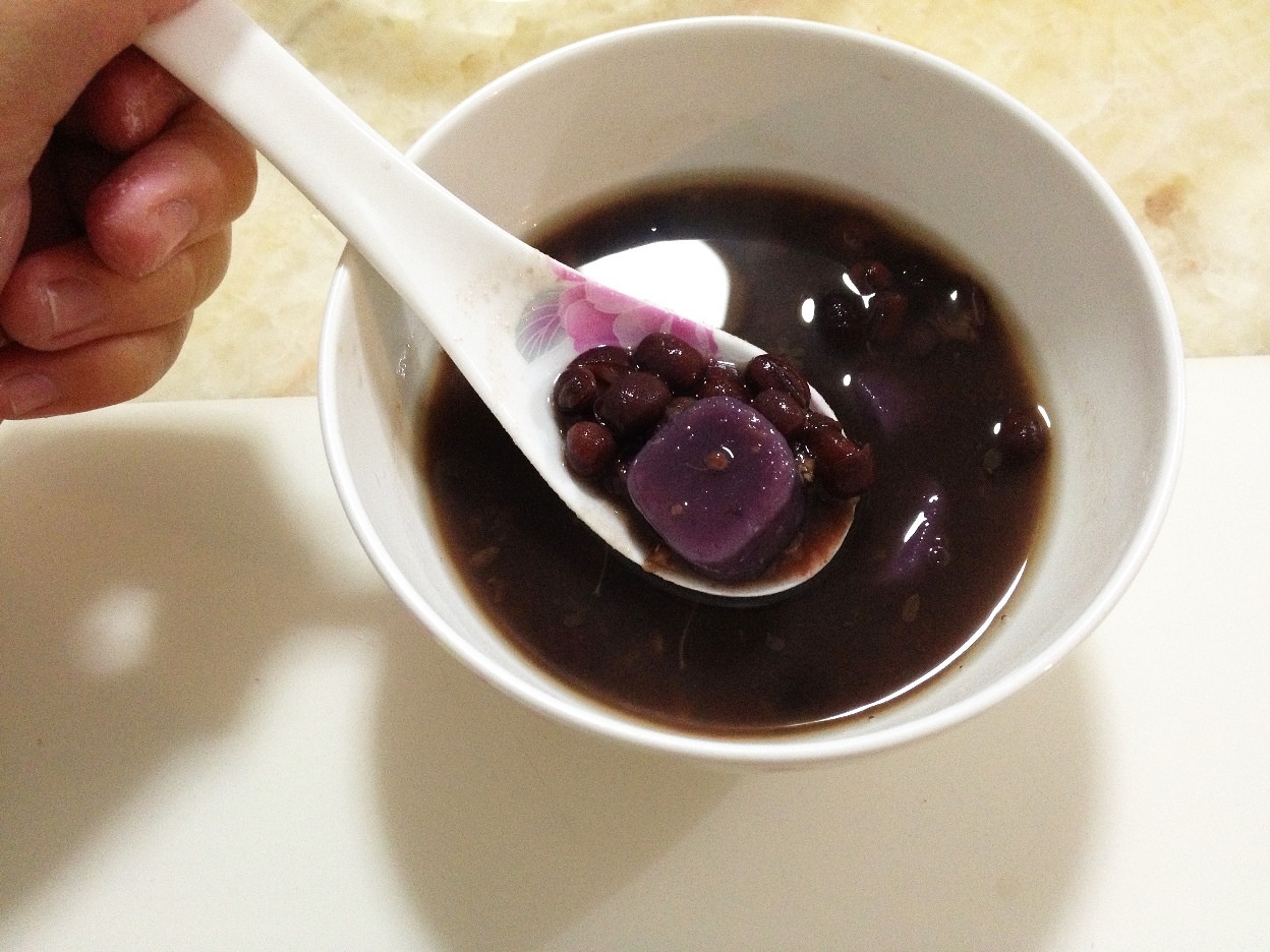 紫薯粉圆的做法