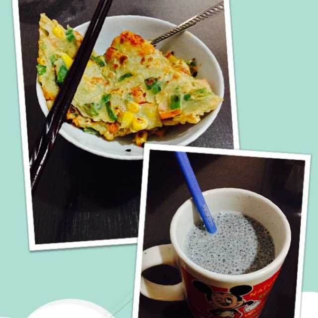 火腿鸡蛋饼