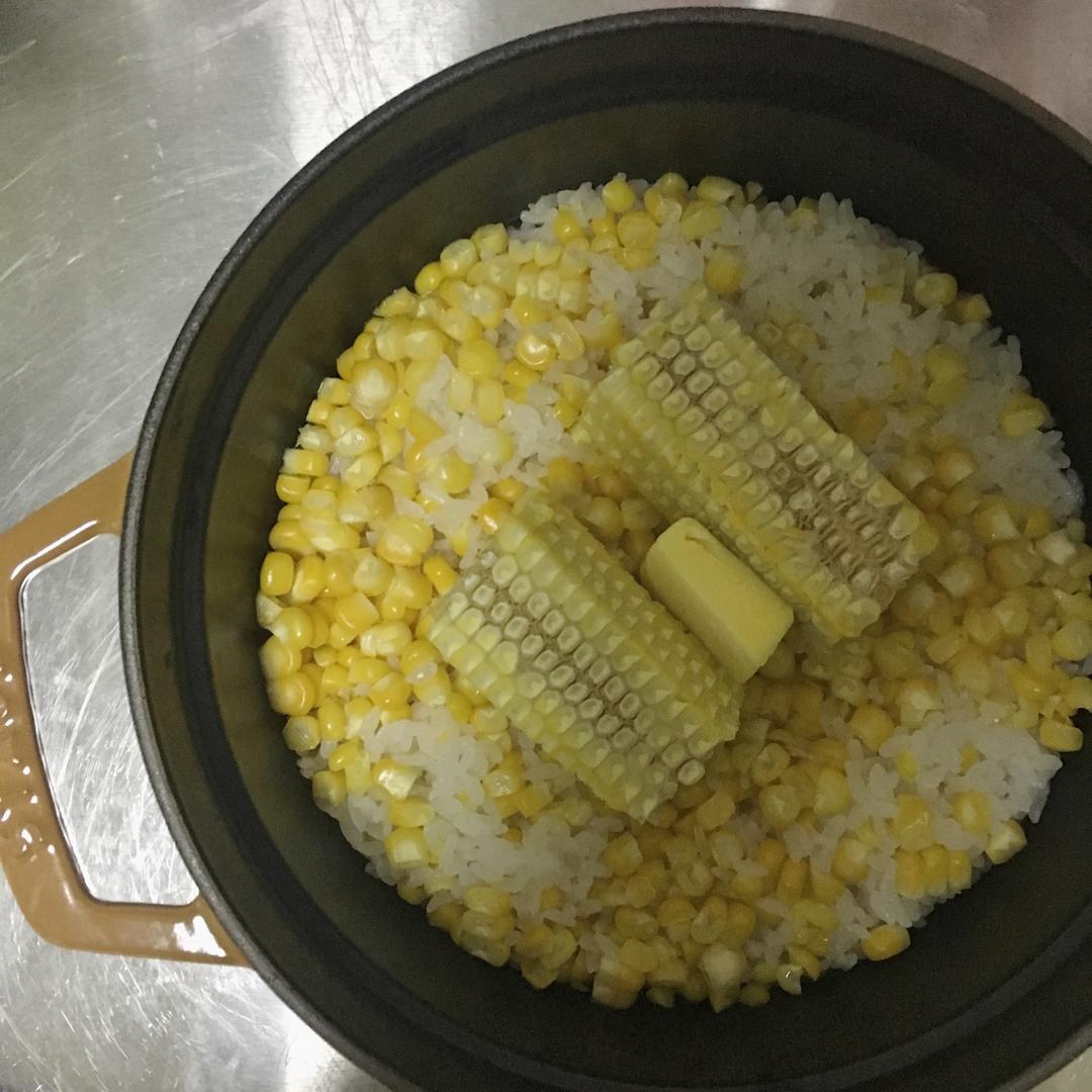 玉米炊饭