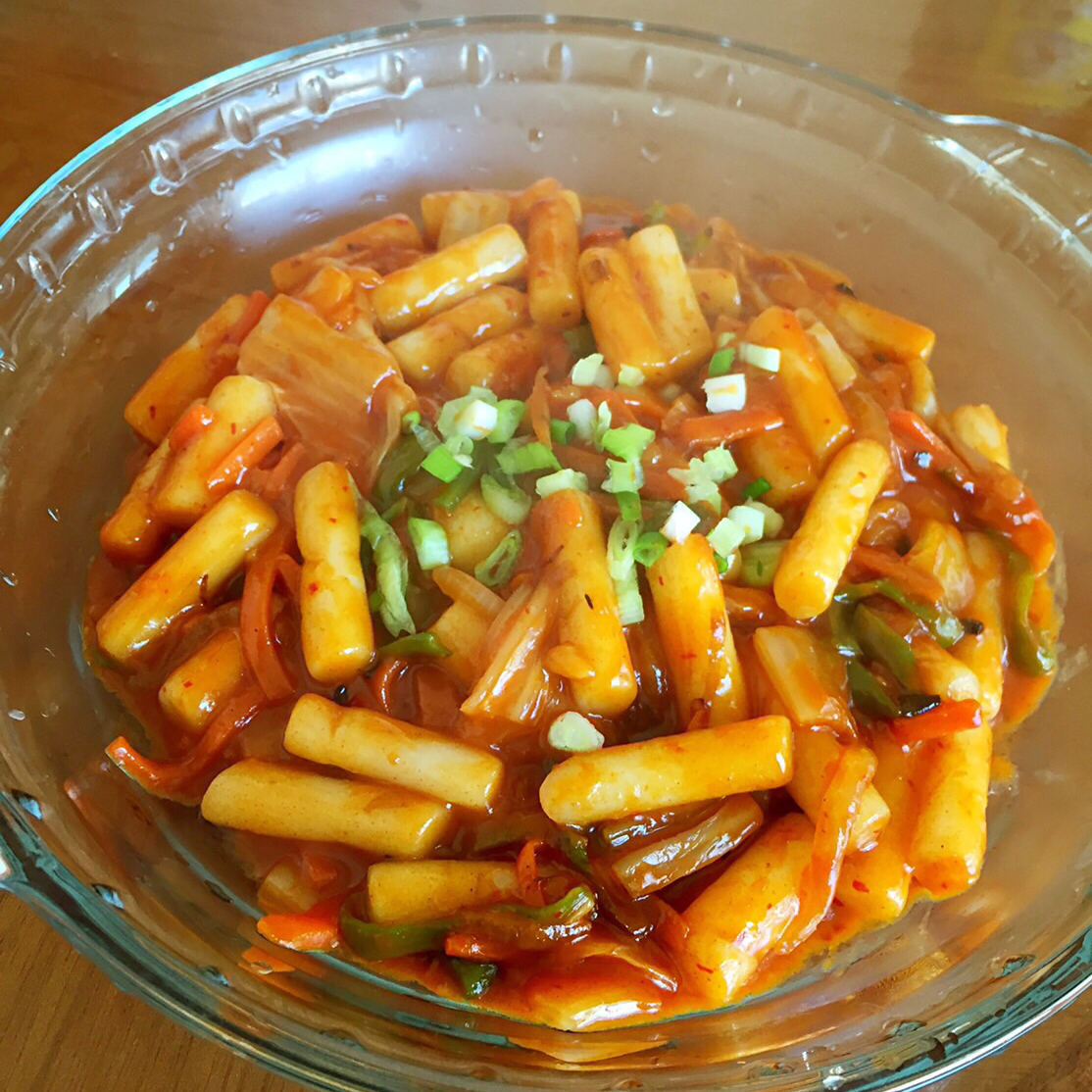 韩式辣炒年糕（or网红芝士套路之芝心年糕）