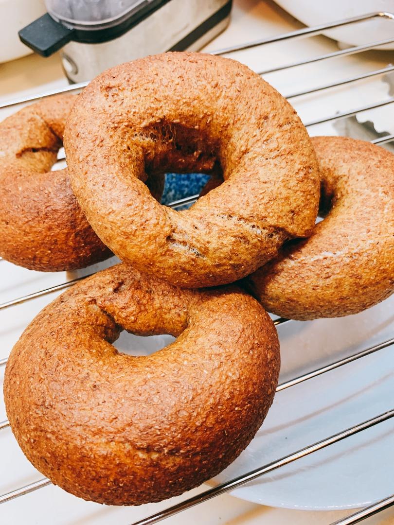 100%全麦贝果 基础纯全麦贝果