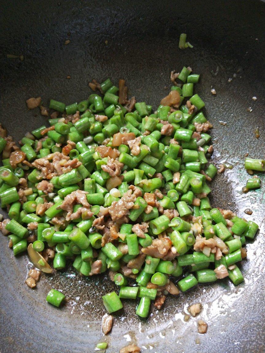 肉沫豆角下饭菜