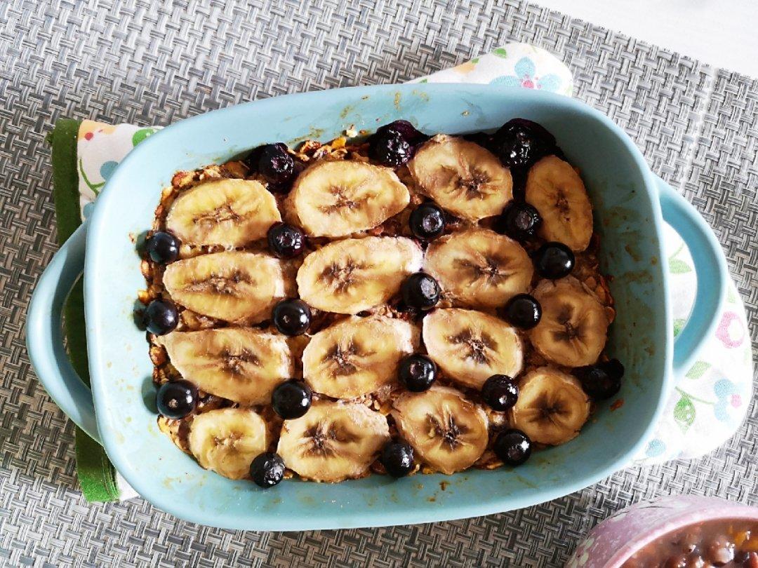 减脂香蕉烤燕麦