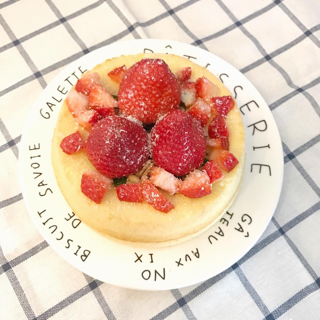 草莓戚风蛋糕【曼达小馆】