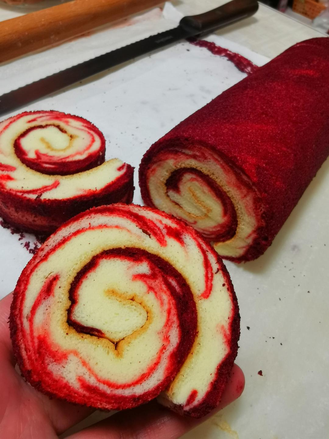 红丝绒旋风卷（红曲粉版）