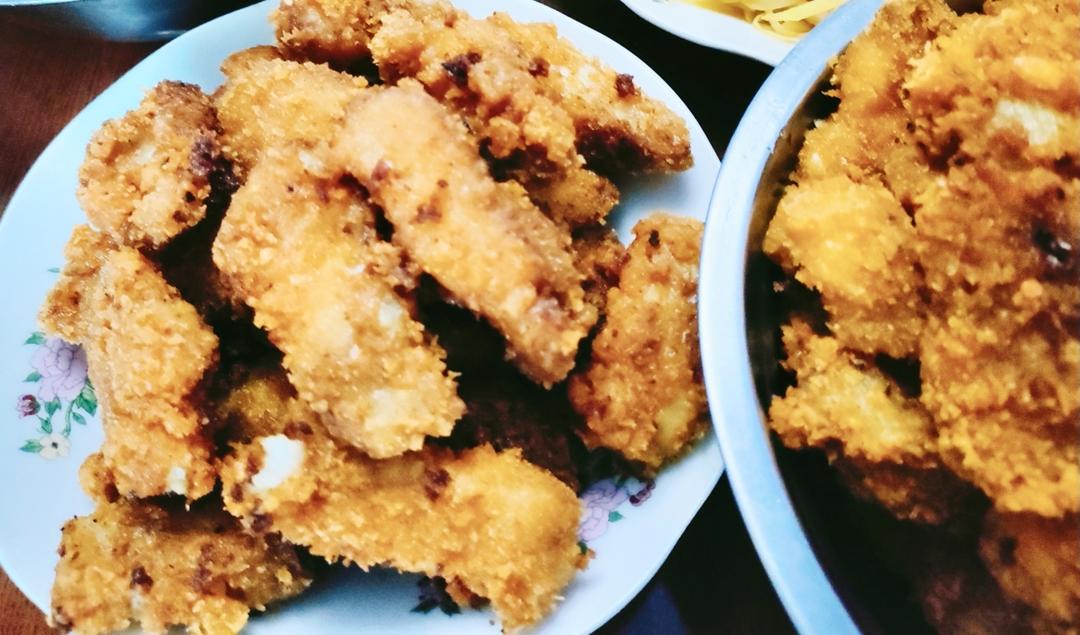 酥炸巴沙鱼块