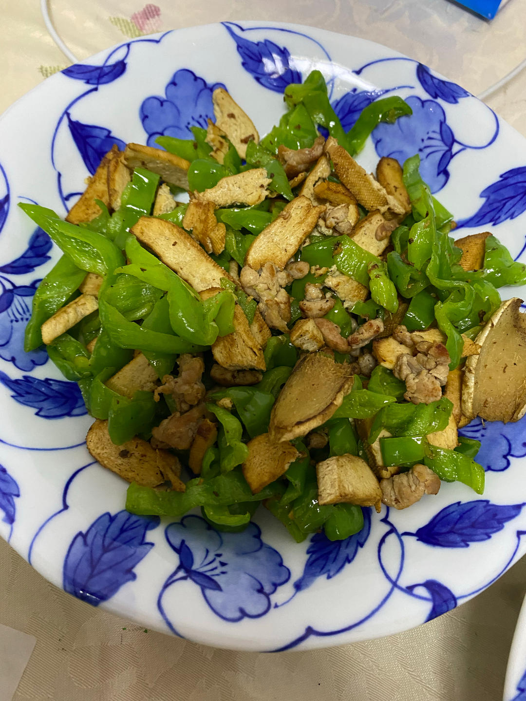 青椒肉丝炒豆腐干