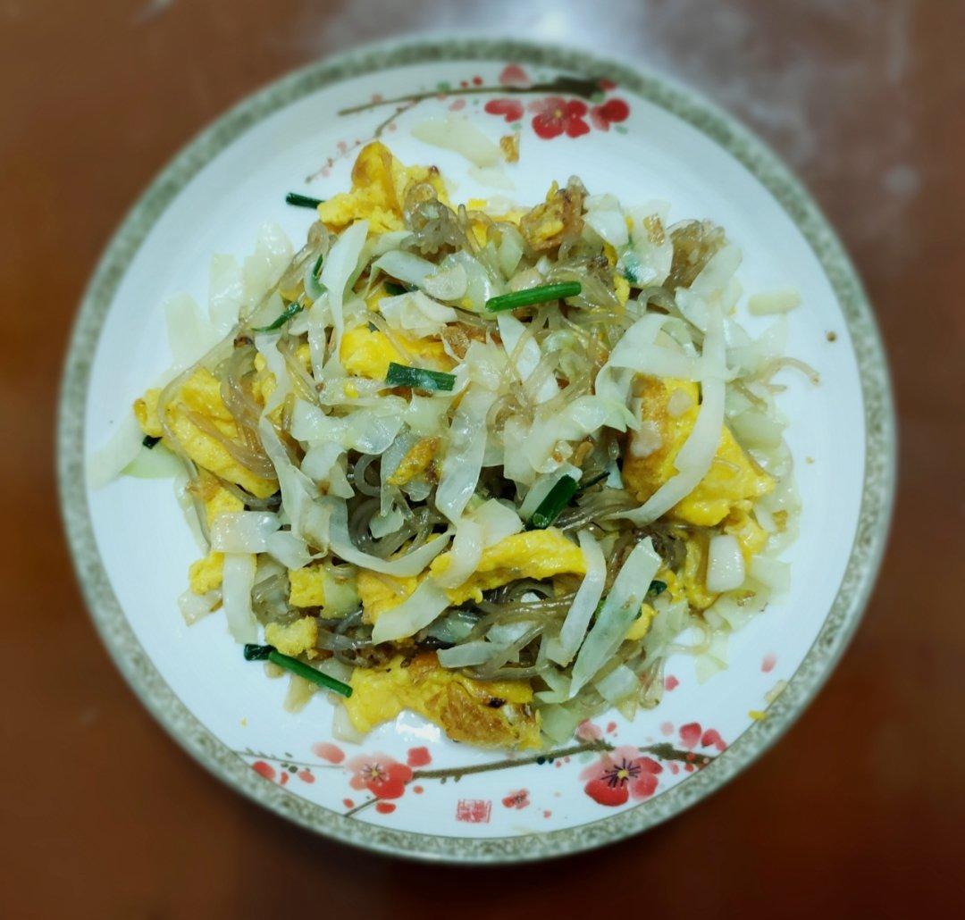 包菜炒粉丝