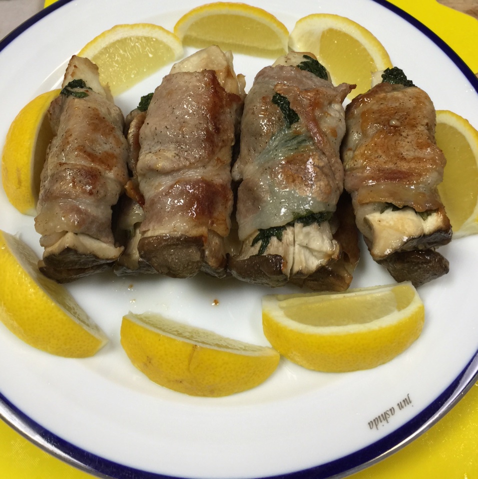杏鲍菇猪肉卷