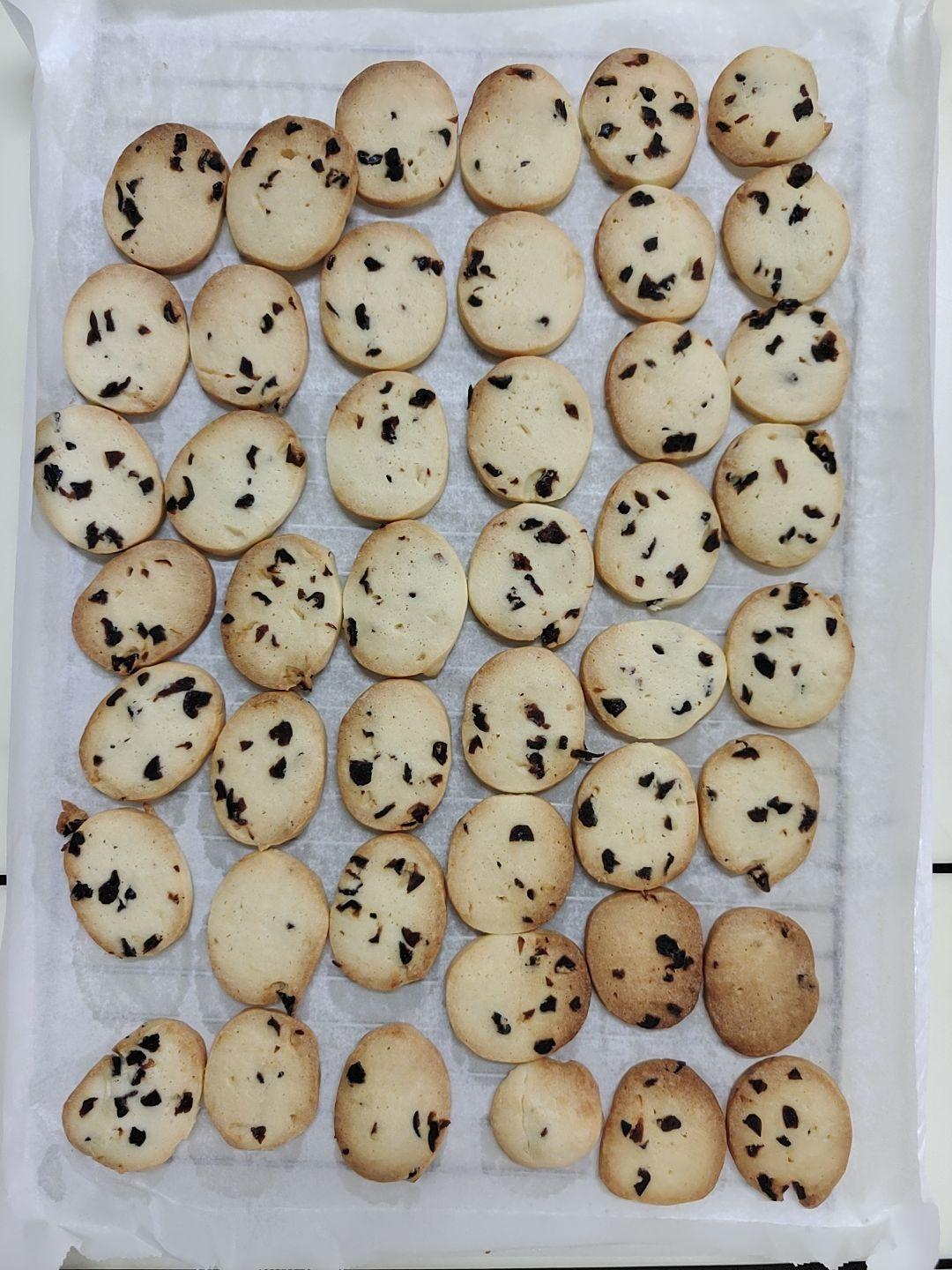 蔓越莓饼干——少油少糖中筋面粉