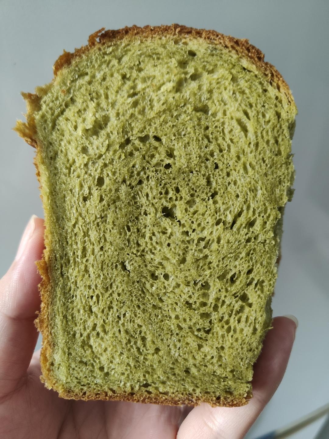 抹茶三色蘑菇头吐司