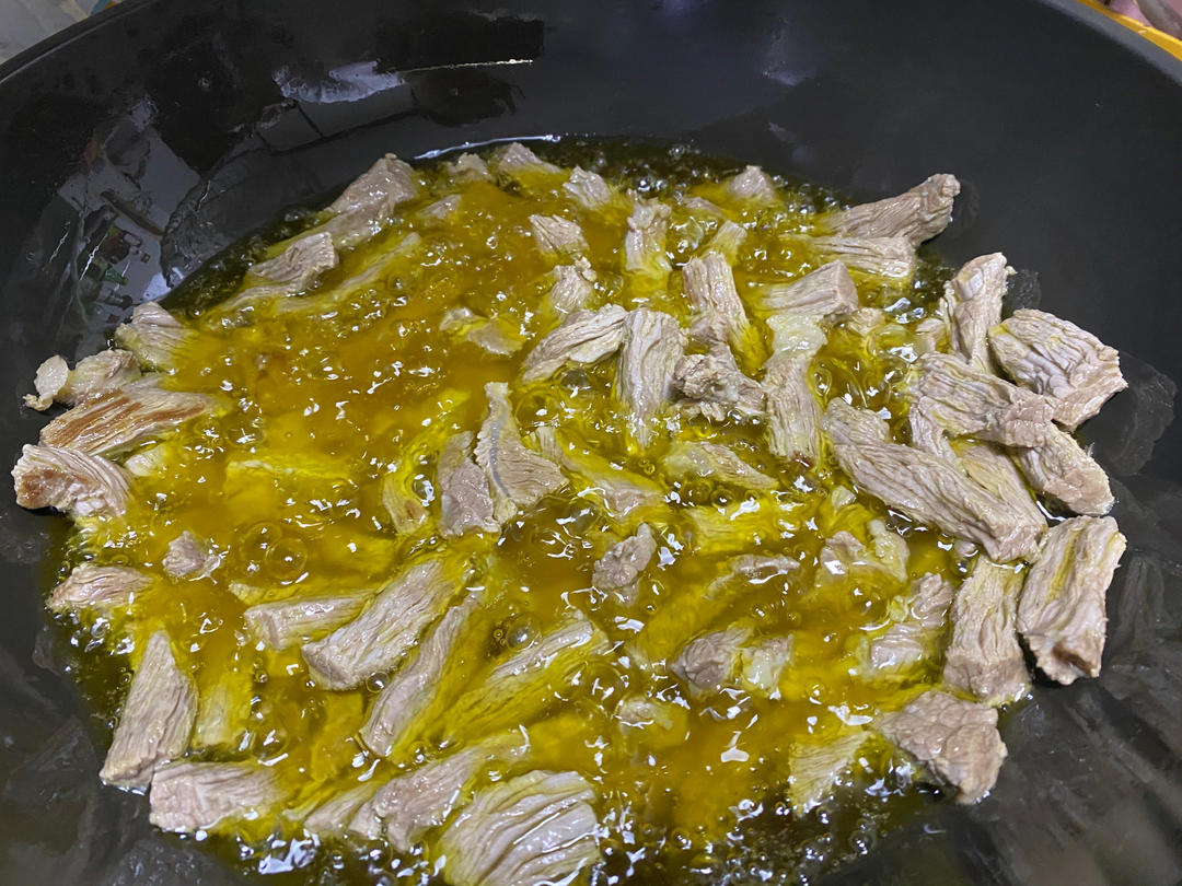 香辣牛肉干（内含宝宝吃的无辣版本）