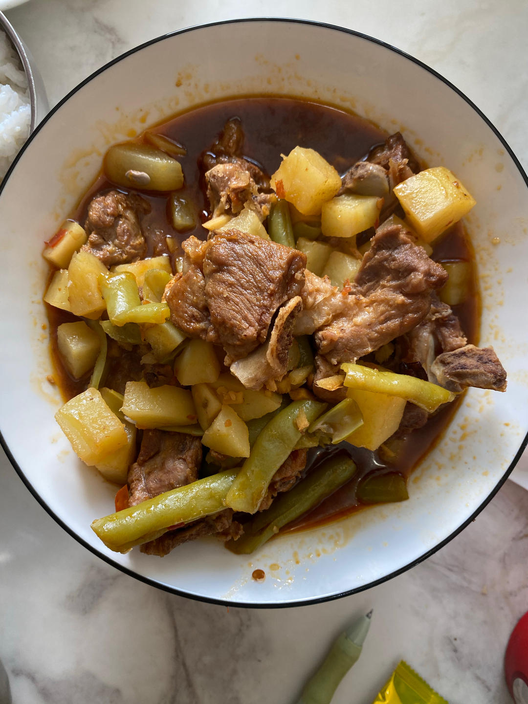 川味土豆烧排骨