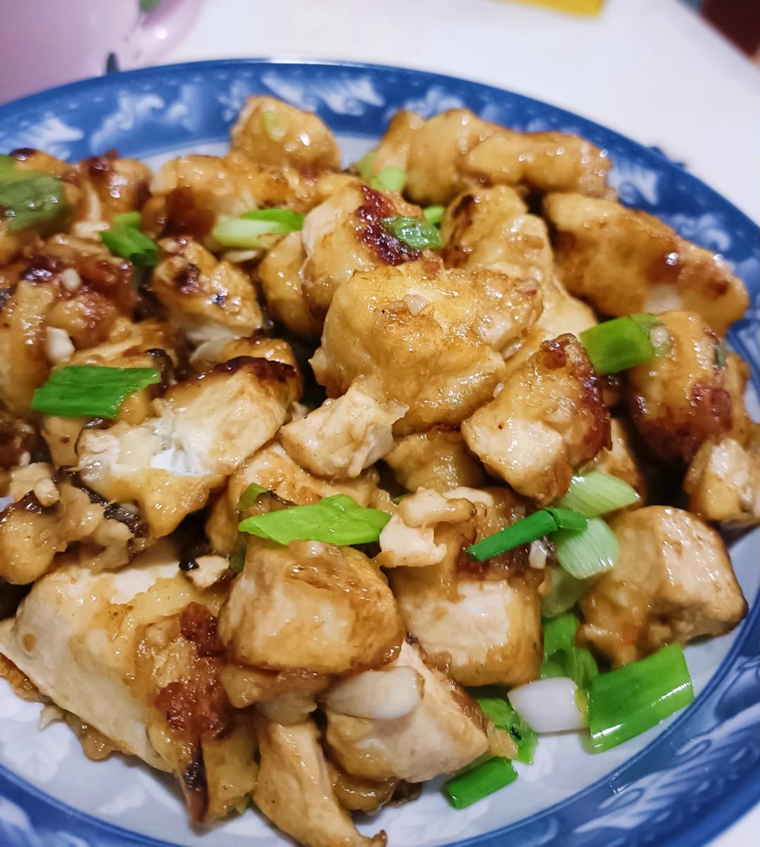 无敌好吃的香煎豆腐