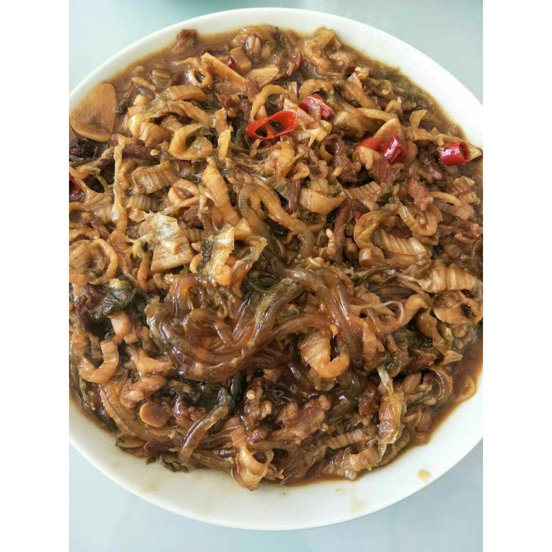 酸菜炒粉条