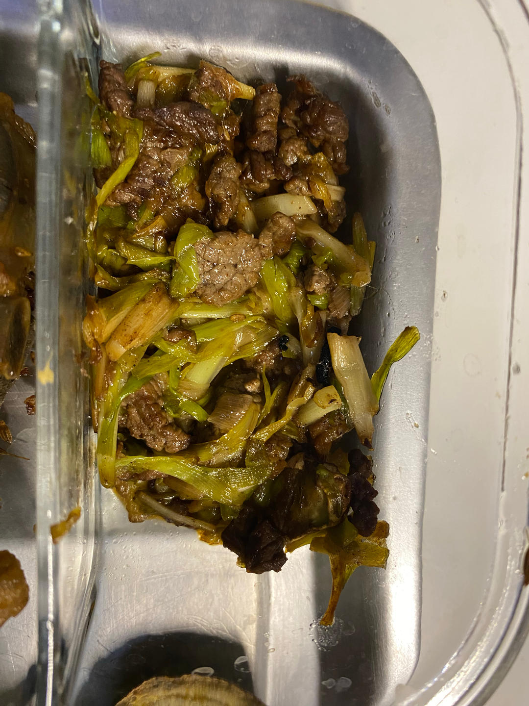 韭黄炒肉丝
