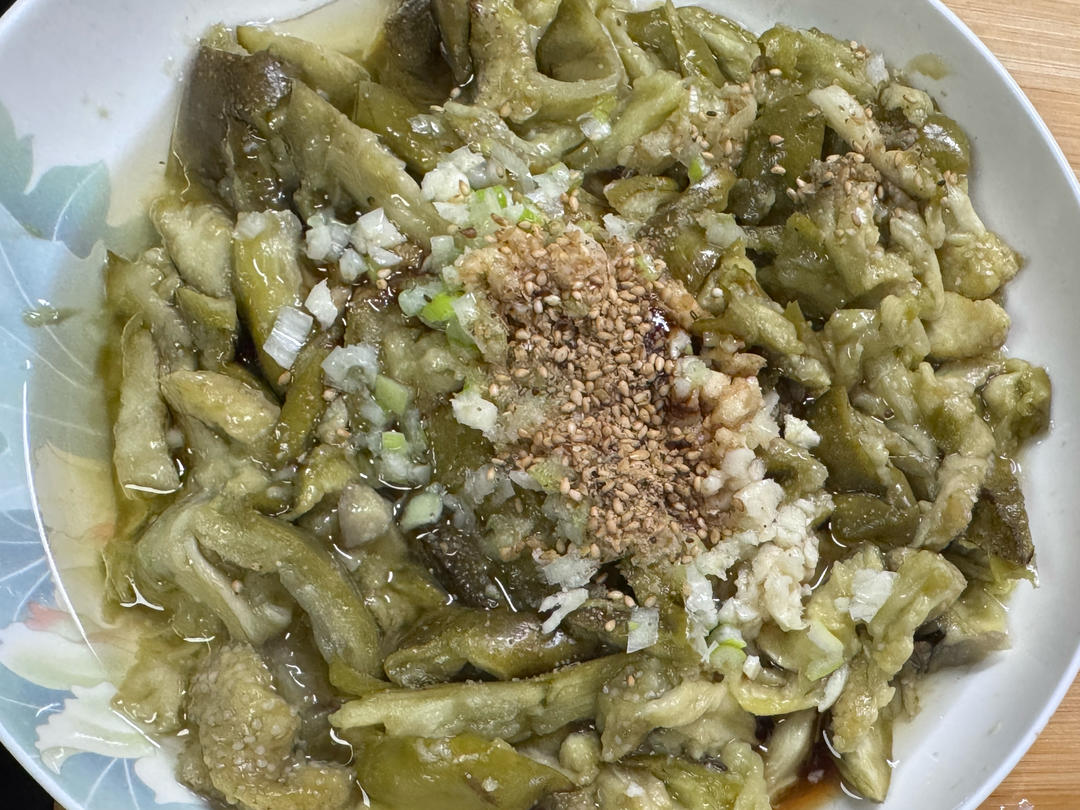 蒸绿茄子