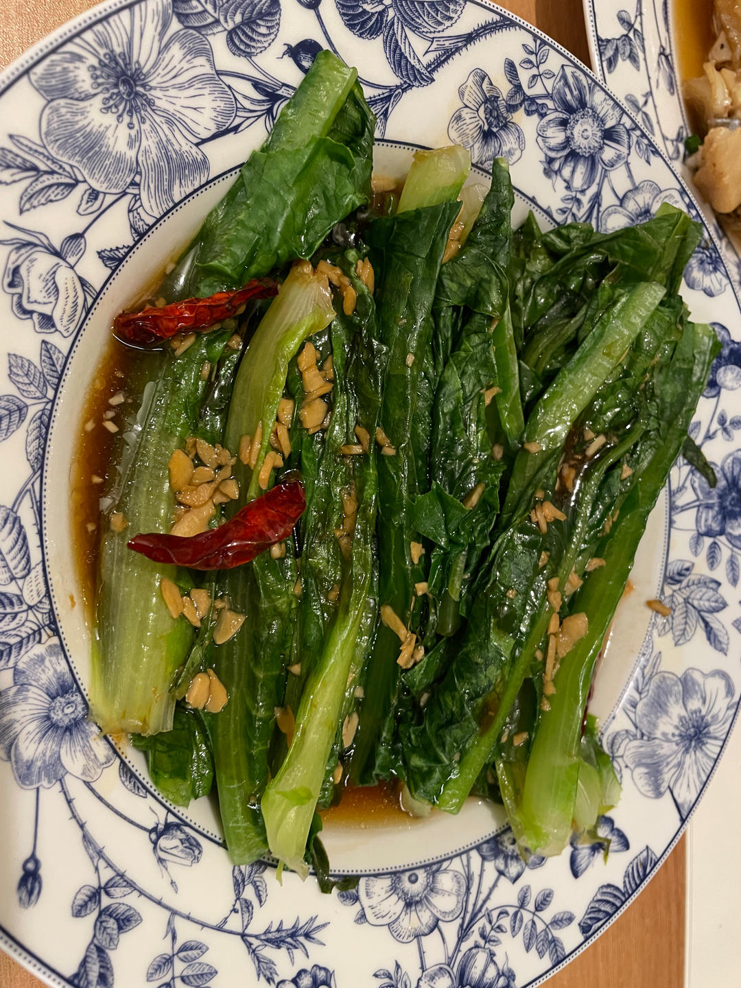 白灼油麦菜——晚间减肥餐