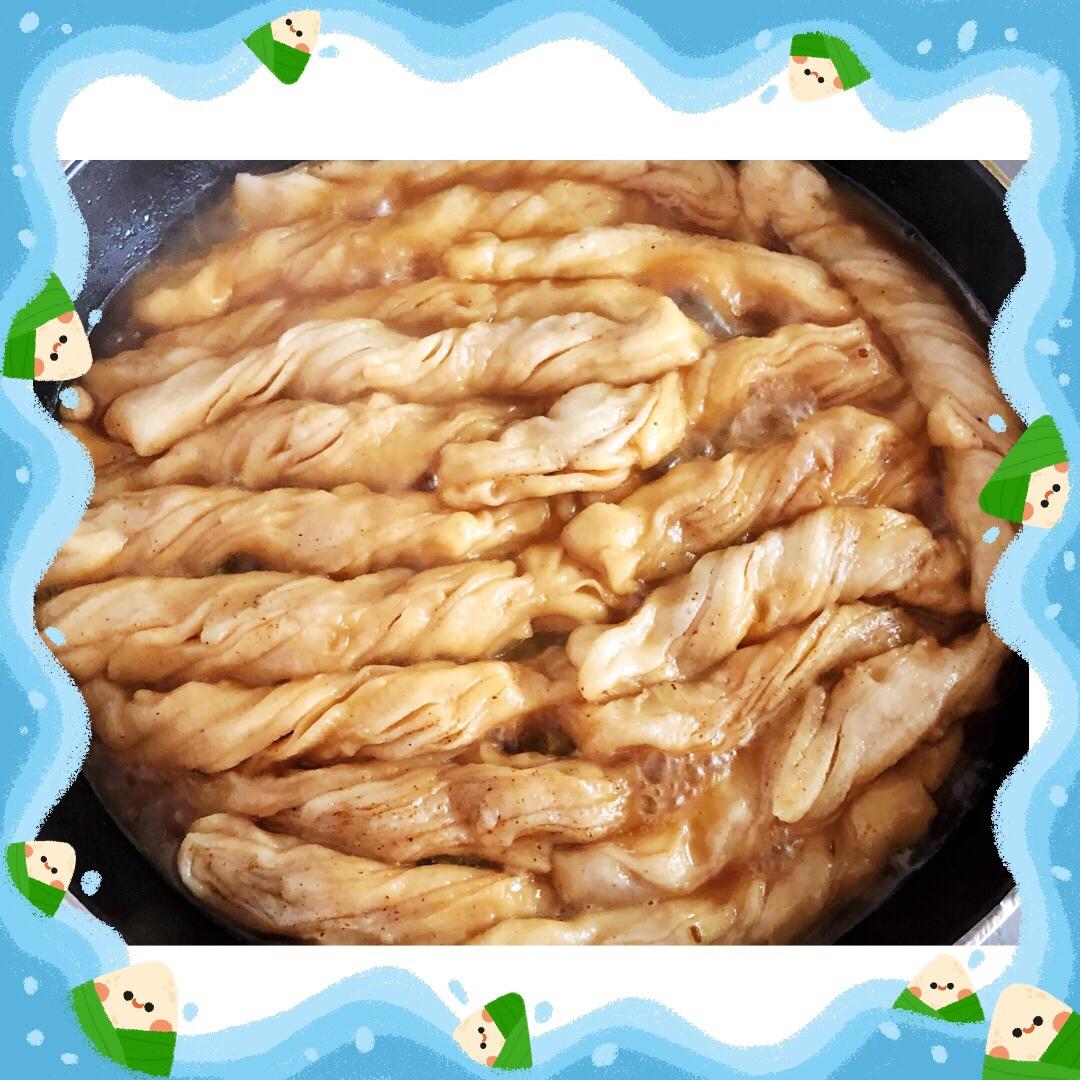 懒人饭豆角粘卷子一锅出