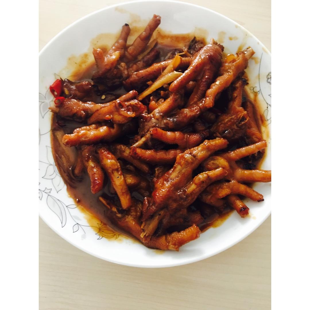 香辣烧鸡爪