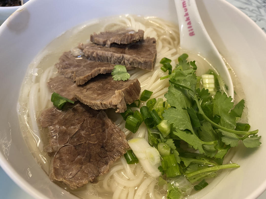 鲜掉眉毛的清炖牛肉汤（面）