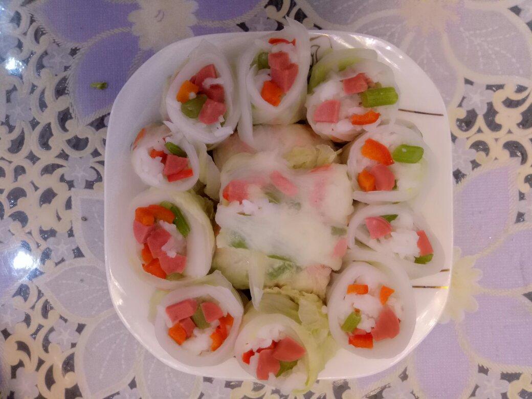 低卡白菜卷