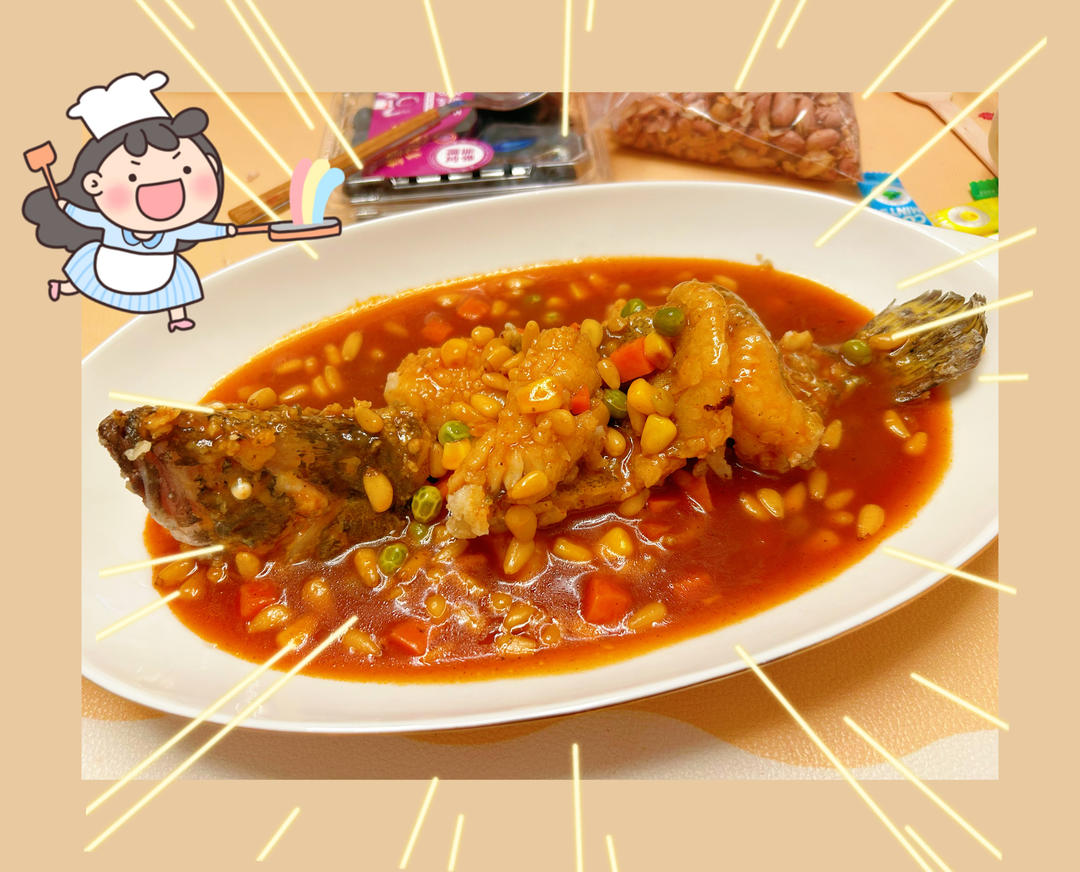 年菜必学【松鼠桂鱼】，给你多动图食谱，不信你学不会！（孔瑶原创食谱）