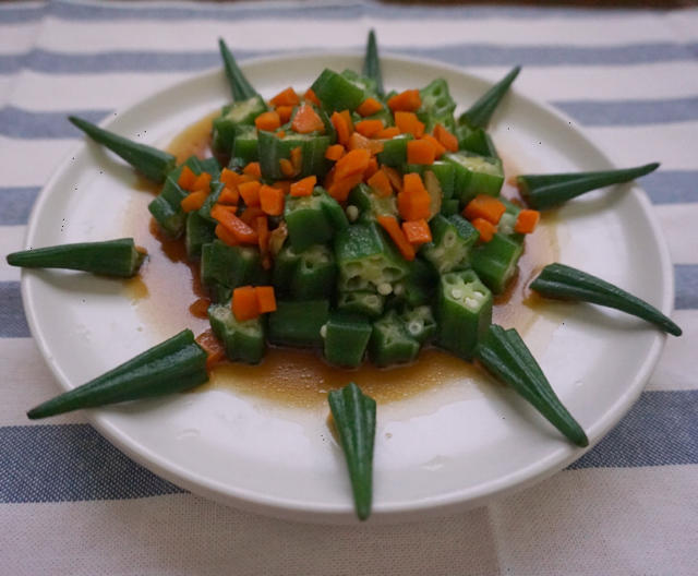 【白灼秋葵】清爽简单