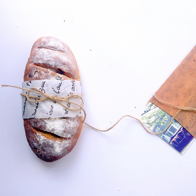 果仁法式乡村面包