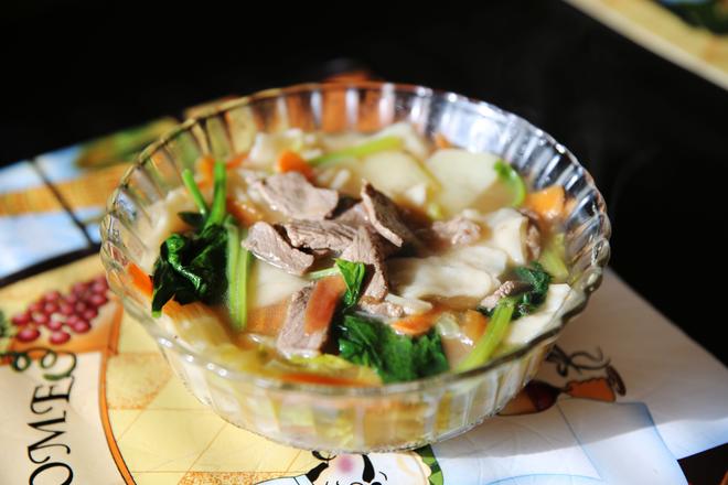 新疆汤饭（揪片子）附揪面片图解的做法