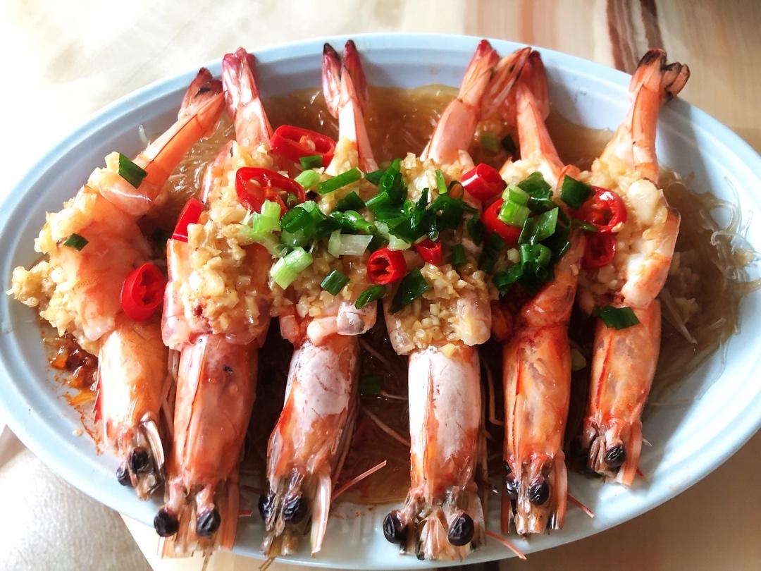 蒜蓉粉丝蒸虾