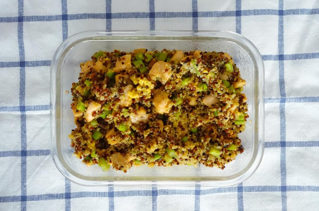 【健康三餐】藜麦三文鱼炒饭