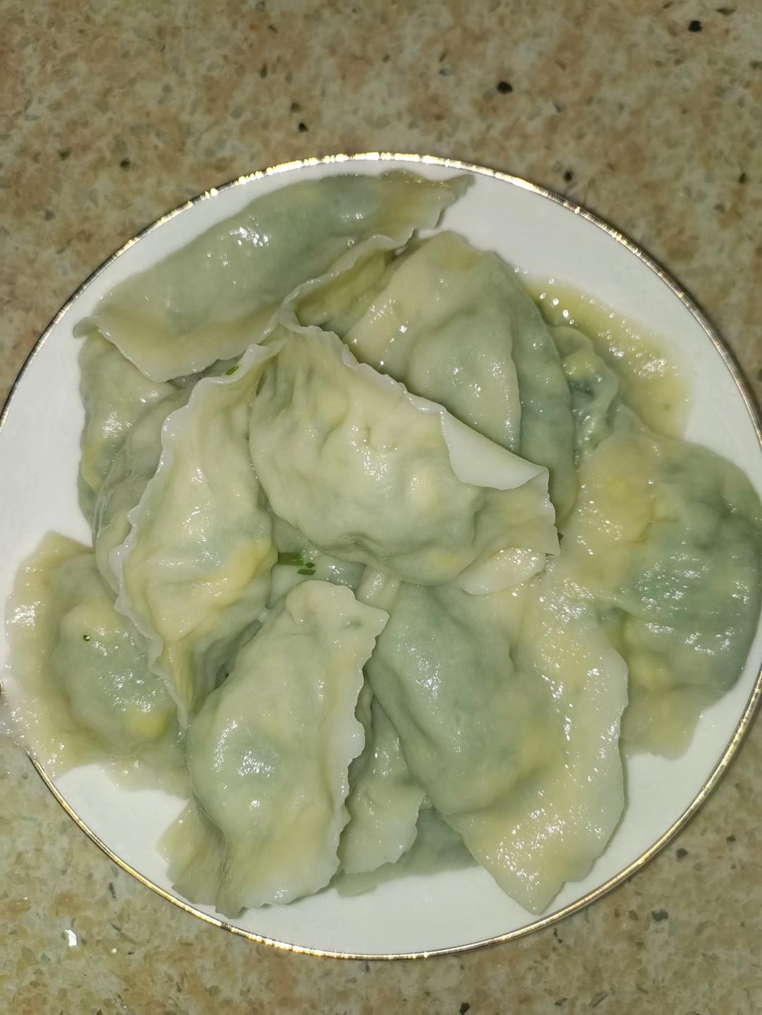 韭菜鸡蛋馅饺子