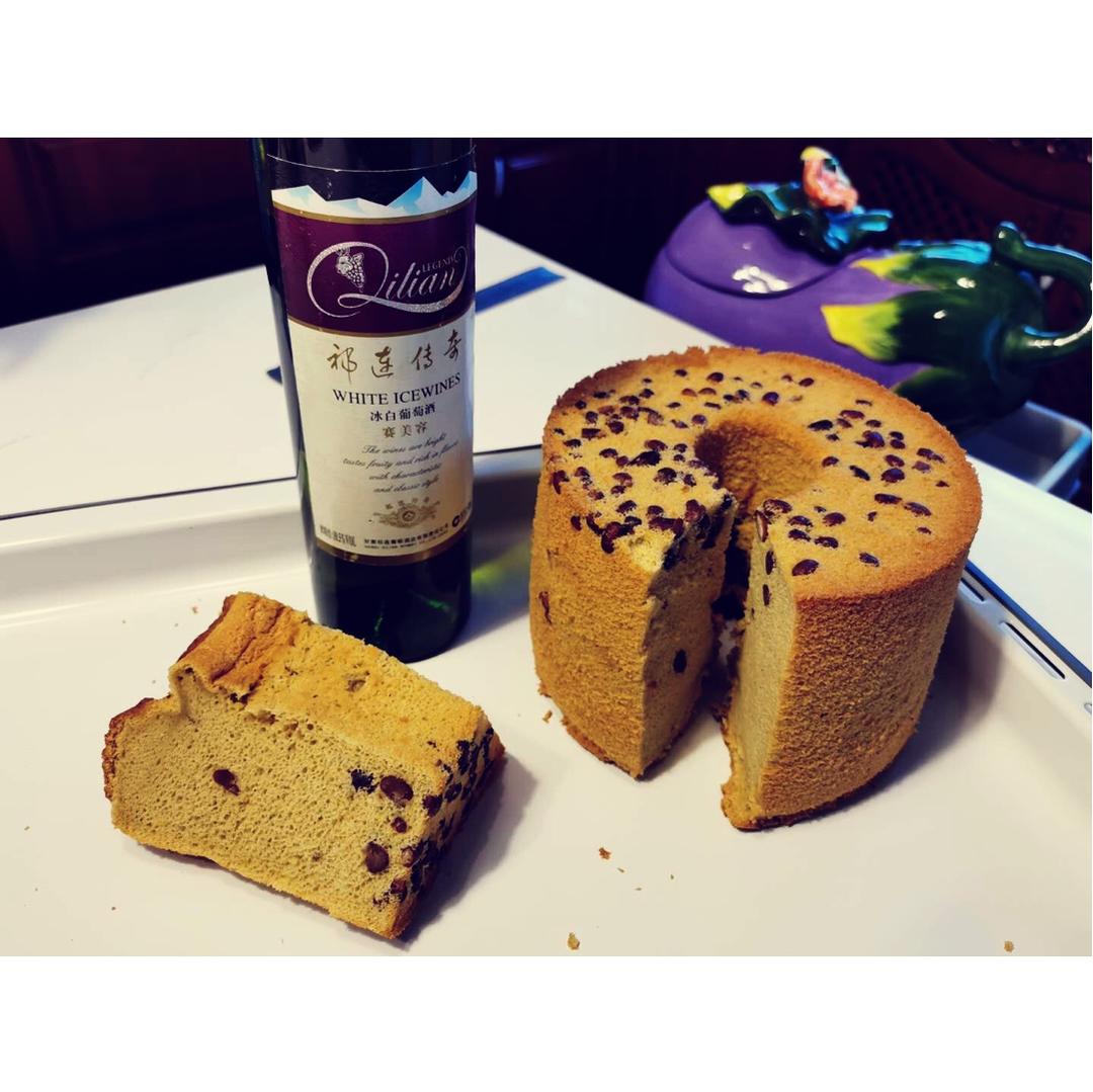 黑糖蜜豆戚风