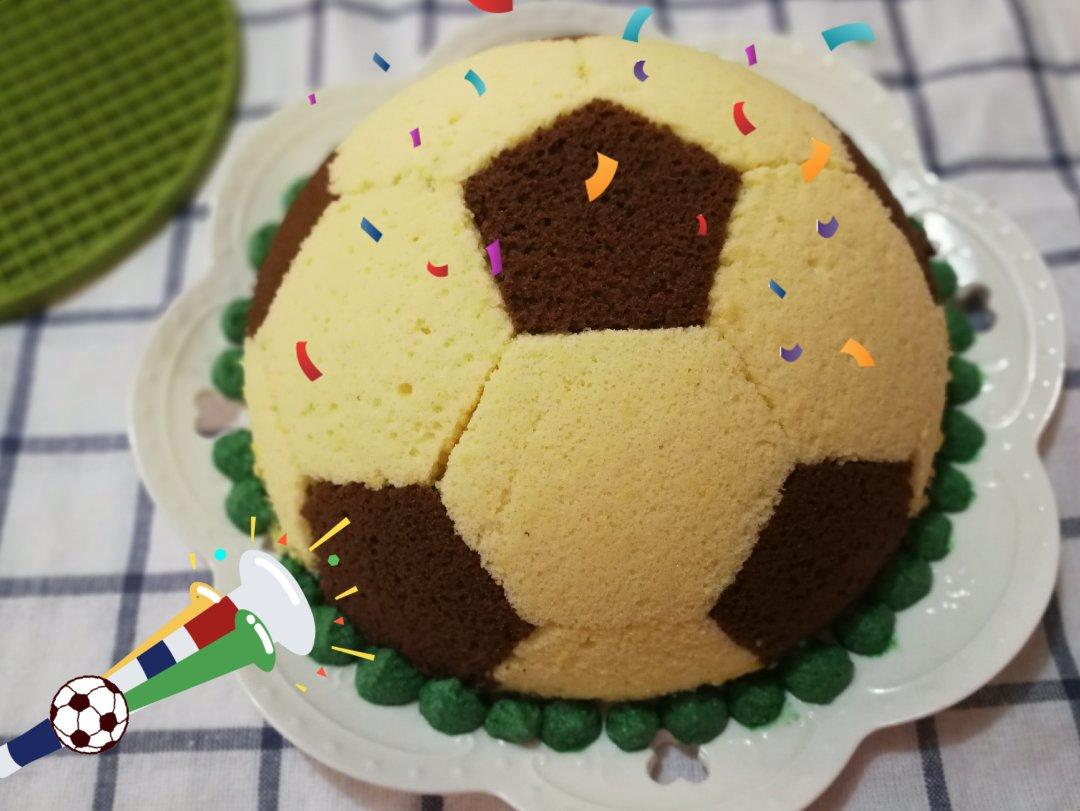 足球酸奶芒果慕斯