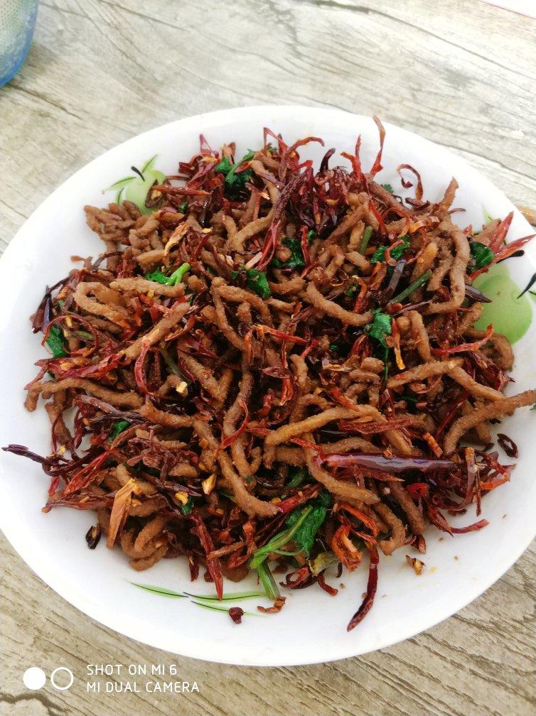 香辣肉丝
