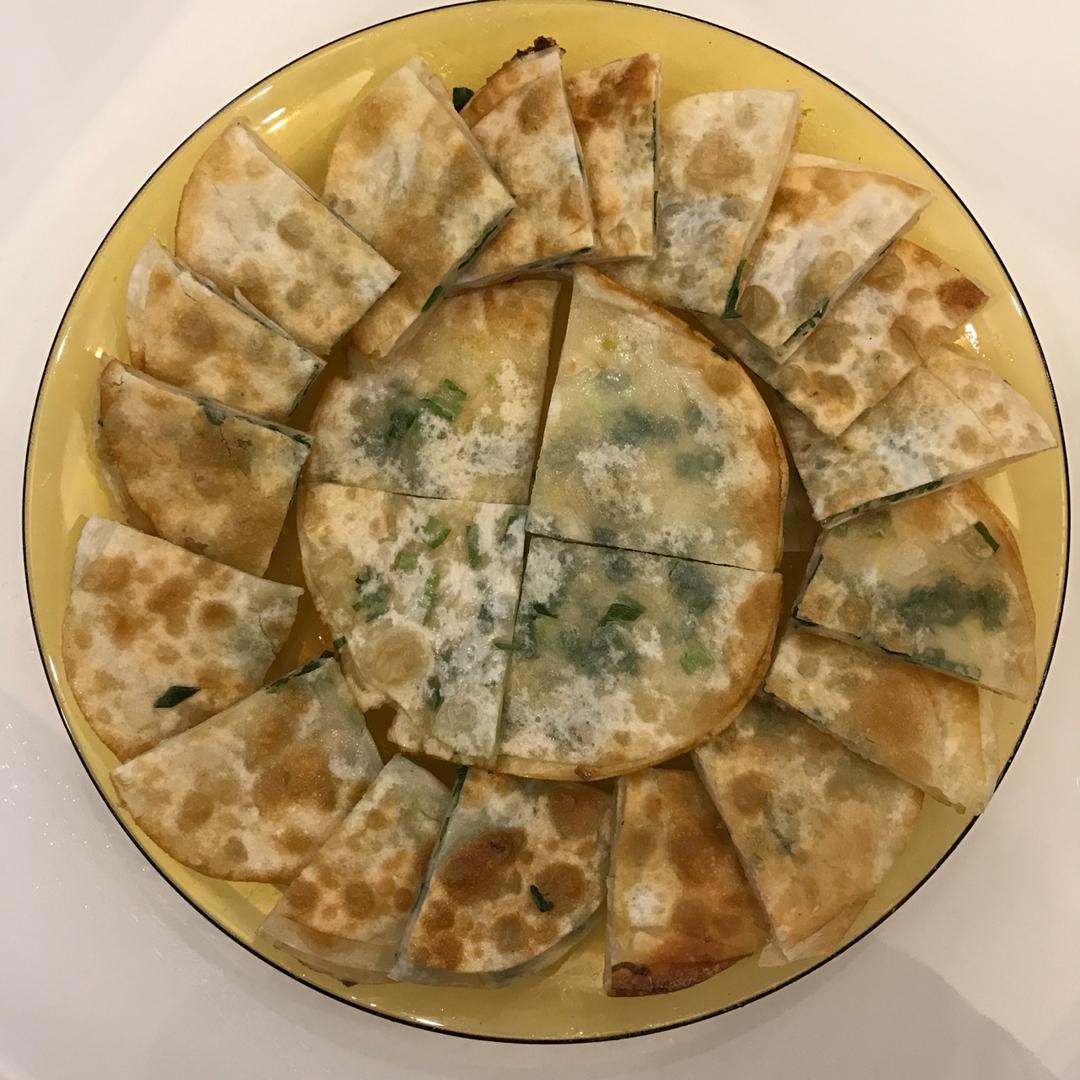 饺子皮葱油饼