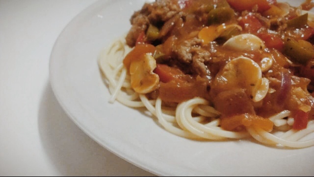 番茄肉酱意大利面