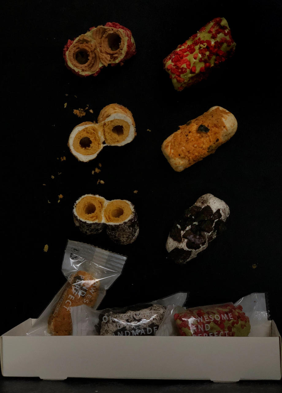 🔥招牌网红奶酥蛋卷｜一次搞定4种口味｜快手0失败｜无需烤箱