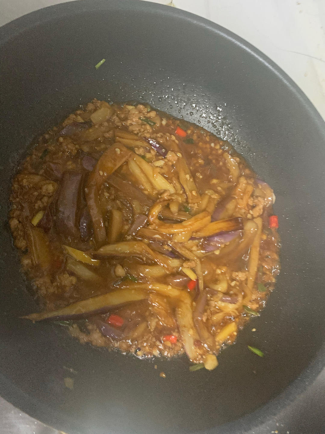 开胃下饭菜！巨简单的家常鱼香茄子煲