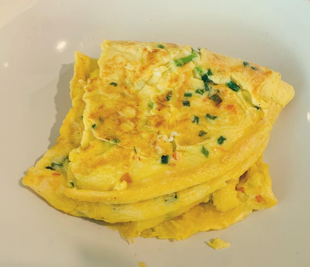 南瓜鸡蛋煎饼（平底锅版）