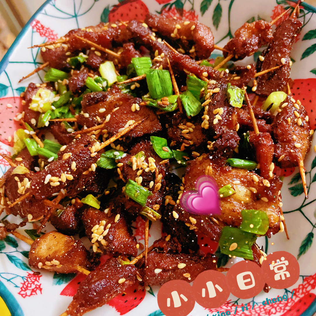 香辣牙签肉(猪肉)