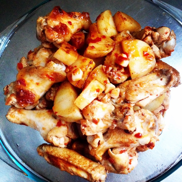 麻辣香锅鸡翅