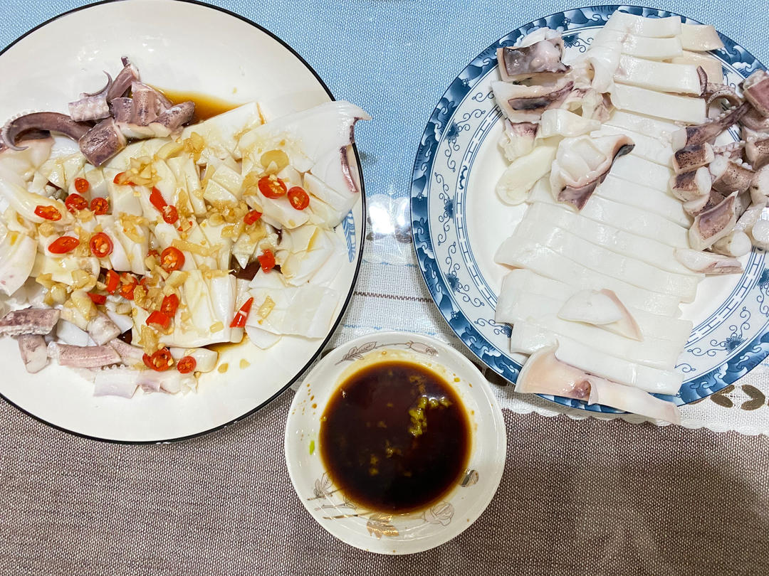 白灼鱿鱼