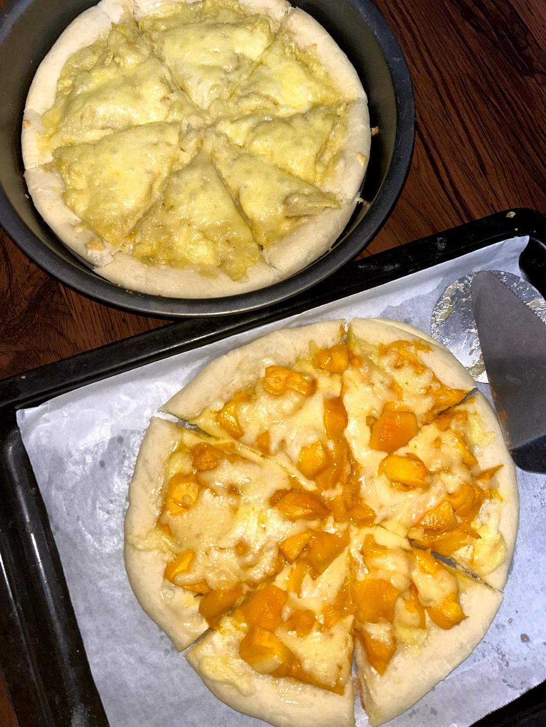自制厚底披萨面饼