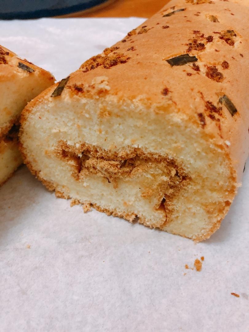 香葱肉松蛋糕卷