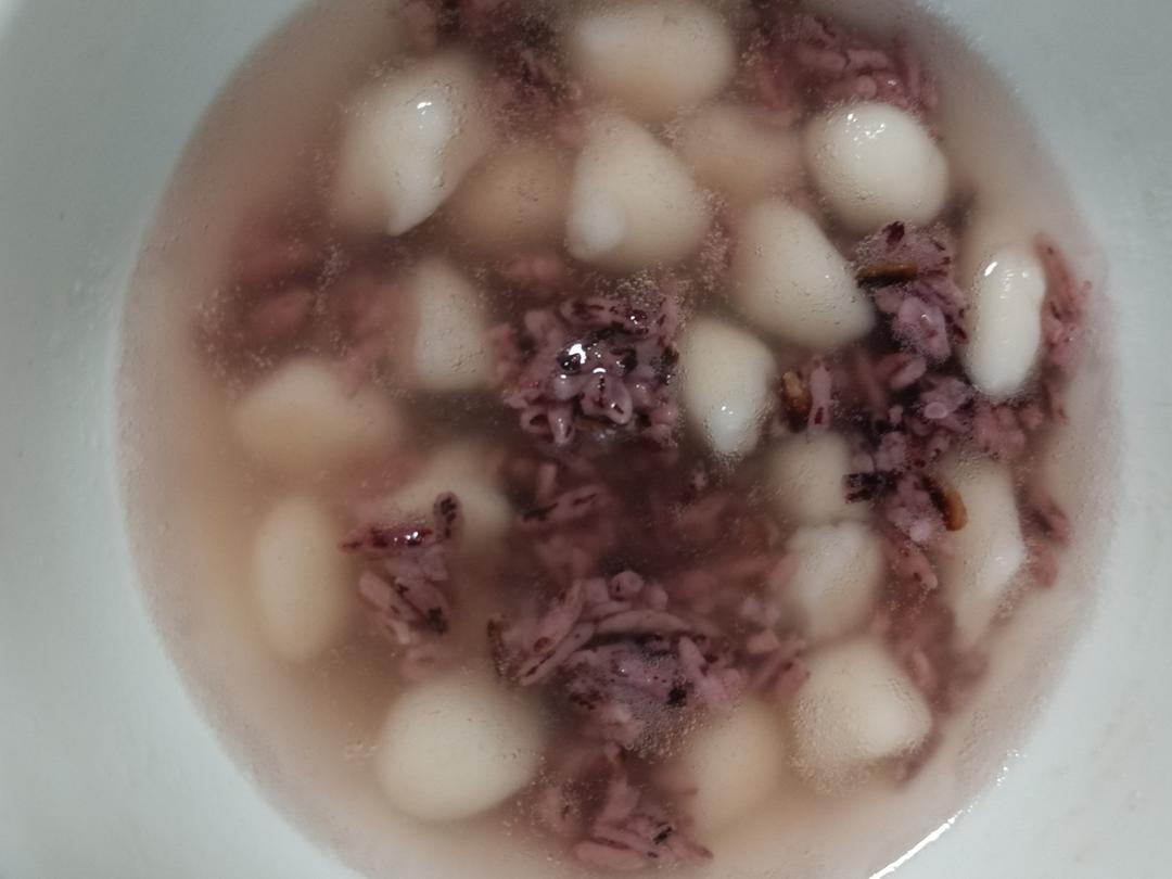 紫米醪糟小汤圆
